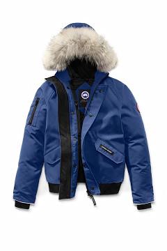 Chamarras Canada Goose Niños Mexico - Rundle Chaqueta De Bombardero Azules RL2347951
